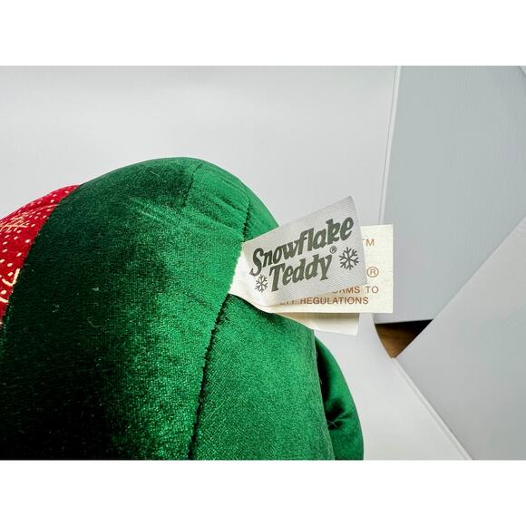 2003 Snowflake Teddy Bear Friend Series Vintage Dan Dee Christmas Stuffed Plush - Picture 5 of 6